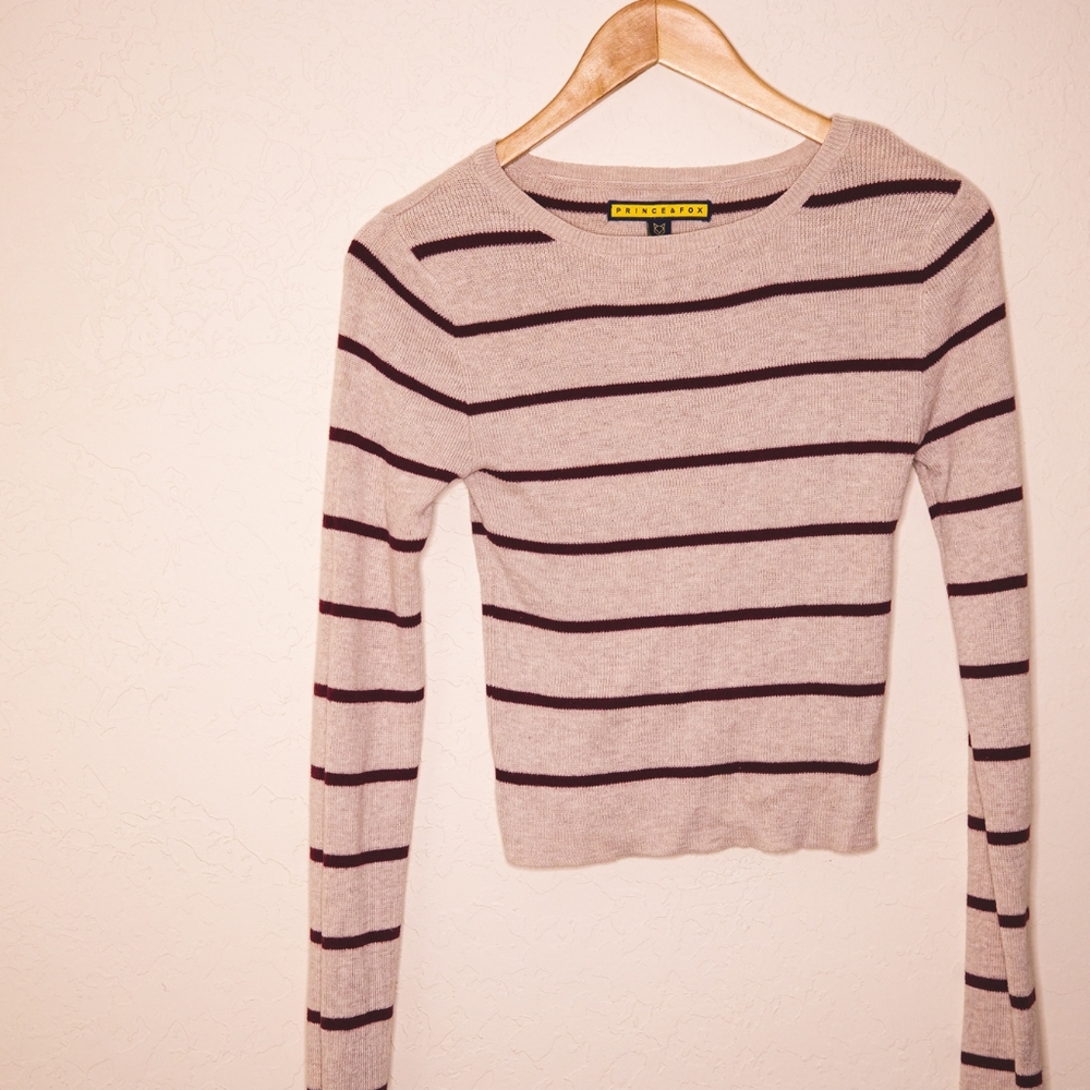 Prince and Fox Sweater Crop top